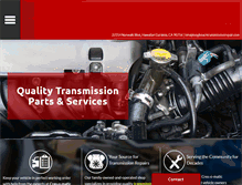 Tablet Screenshot of longbeachtransmissionrepair.com